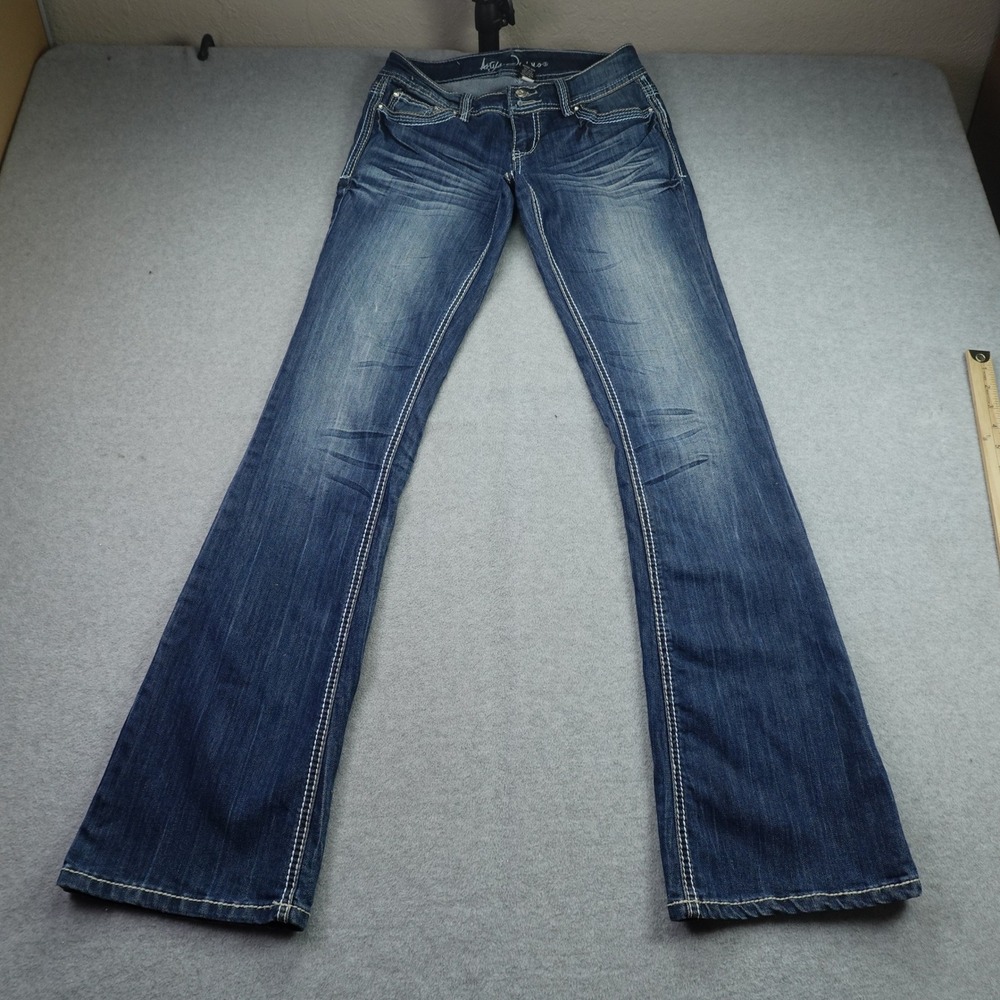 Ariya Jeans Womens 5/6 Blue Y2K Bootcut Ireland Contrast Stitch Western